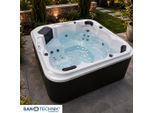 Möbelix , Schwarz, Weiß , Kunststoff , 210x80x210 cm , Pools & Wasserspaß, Whirlpools, Whirlpools