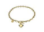 Armband MARC LAUDER "MBA12GG", gold, Armbänder, Damen, 19,5cm, Edelstahl, Armband