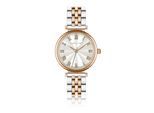 Quarzuhr ISABELLA FORD "FE2-B284R", rose gold, silber, Armbanduhren, Damen, Quarzuhr