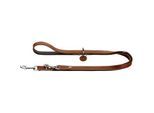 Hunter Verstellbare Führleine Comfort cognac M-L