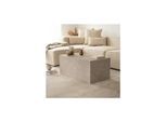 HOME DELUXE Couchtisch Marmor AMIRI L - 95 x 50 cm Beige