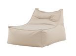 Sitzsack VENTURE HOME "Redang, Outdoor-Sitzsack 118 × 94 × 83 cm, belastbar bis 150 kg", beige, B:90cm H:83cm T:118cm, Polypropylen, Sitzsäcke, Sitzsack, Loungesack, Olefin-Bezug, Polystyrol-Füllung, weich, anschmiegsam