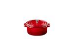 Serviertopf APS "5 STARS", rot, H:6,5cm L:14,5cm, Töpfe, Gusseisen, emailliert, creamy