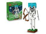 Konstruktionsspielsteine LEGO "Das Skelett (21594), LEGO Minecraft", bunt, Spielbausteine, Kinder, Kunststoff, Konstruktionsspielsteine, Made in Europe