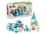 Konstruktionsspielsteine LEGO "Frozen Kreativbox mit Elsa und Olaf (10462), LEGO DUPLO Disney", bunt, Spielbausteine, Kinder, Kunststoff, Konstruktionsspielsteine, Made in Europe