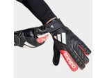 Torwarthandschuhe ADIDAS PERFORMANCE "COPA CLUB", Gr. 9, schwarz, weiß, lucid rot, Materialmix, Handschuhe Torwarthandschuhe