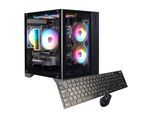 GAMEMAX Gaming-PC "Infinity Mini BK 7616 AMD Ryzen 5 5500 RTX 5050 32GB DDR4 1TB SSD", schwarz, Microsoft Windows 11 Home (64 Bit), 32 GB RAM 1.000 GB SSD, Desktop-PCs, Windows 11, Gaming-PC