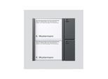 Siedle&Söhne Tasten-Modul dgr/gli TM 612-2 DG (200038757-00)