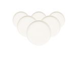 Brotteller SELTMANN WEIDEN "Brotteller Savona Fine Diamond ø 17,7 cm 6er Set creme", beige (creme), B:17,7cm H:2cm L:17,7cm T:17,7cm Ø:17,7cm, Speiseteller, Spülmaschinenfest, Mikrowellensicher, Ofenfest