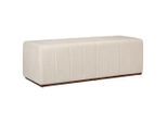Mid.you Hockerbank, Beige, Holz, Textil, Kiefer, Sperrholz, 1-Sitzer, 122x41x45 cm, Esszimmer, Bänke, Sitzbänke