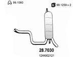 ASSO Endschalldämpfer 287030 für Mercedes