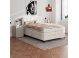 Möbelix , Creme , Textil , H3 , 1,1-Zonen , 140x200 cm ,