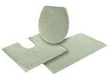 Badematte OTTO HOME "Vanessa, Badvorleger, Badezimmer Teppich" Gr. 11, grün (seegrün), H:10mm, Polyester, Badematten, Badematte, Badteppich, weiche Haptik, unifarben