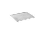 Tablett APS, weiß, B:26,5cm H:1,5cm L:32,5cm, Melamin, Tabletts, Melamin, weiß, grau
