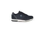 Blauer Blau Polyurethaan Heren Sneakers