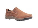 Hush Puppies Heren Jasper Slip On Lederen Schoenen (Tan)