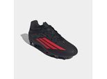 Fußballschuh ADIDAS PERFORMANCE "F50 CLUB, FESTE/GEMISCHTE BÖDEN", Damen, Gr. 47, schwarz (core schwarz, lucid rot, core schwarz), Synthetik, Textil, Schuhe Fußballschuh, für viele verschiedene Böden geeignet