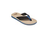 Sandale QUIKSILVER "Molokai Layback", Herren, Gr. 14(47), beige (sand), Obermaterial: Synthetikmaterial / Außensohle: Moosgummi., Schuhe Sandale