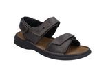 Sandale JOSEF SEIBEL "Rafe, braun", Herren, Gr. 41, braun (moro, schwarz), Obermaterial: 100% Rindsleder Leather cow., Schuhe Sandale