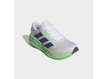Laufschuh ADIDAS PERFORMANCE "ADISTAR 4", Herren, Gr. 45, cloud weiß, tech indigo, lime burst, Textil, Schuhe Laufschuh