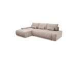 ECKSOFA Ivana 3 Sitzplätze Taupe