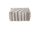 SITZPOUF mit Streifenmuster, 60/60/30 cm