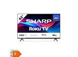 SHARP 43GJ4225E - 43 Zoll Fernseher (108 cm) 4K Ultra HD Roku TV - Streaming LED Smart TV (HDR10, HDMI, Receiver, WLAN)
