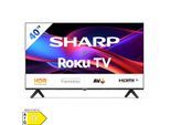SHARP 40GD2225E – 40 Zoll Fernseher (101 cm) Full HD Roku TV– HDR10, Dreifach-Tuner DVB-T2/C/S2, 3x HDMI, USB, WLAN