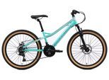 Jugendfahrrad BIKESTAR Gr. 33, blau (türkis), Fahrräder, Kinder, 33cm, 24 Zoll (60,96cm)