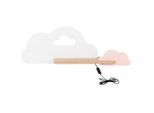 Möbelix , Weiß, Pink , Holz, Metall, Holzwerkstoff , Eiche , Wolke , 12x18.5x53 cm , RoHS, Europäischer Sicherheitsstandard , Schnurschalter, einfach zu transportieren , Beleuchtung, Innenleuchten, Wandleuchten, Kinderzimmer Wandleuchten