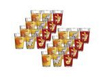 Kinderbecher RITZENHOFF & BREKER "Kindergläser Waldtiere 205 ml 24er Set bunt", bunt, 24 tlg., Glas, Trinkgefäße, Kinderbecher