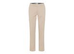 Chinohose BRAX "Style EVANS", Herren, Gr. 24, Normalgrößen, beige, Web, 77% Baumwolle, 20% Lyocell, 3% Elasthan, Hosen Chinohose