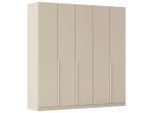 Drehtürenschrank Briona Champagnerfarben 226/229/54 cm Champagner