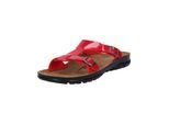 Pantolette BIRKENSTOCK "Sofia", Damen, Gr. 38, rot, Obermaterial: 100% sonstige Fasern AF., Schuhe Pantolette