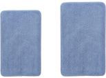 Badematte KLEINE WOLKE "RELAX, Badvorleger, Badezimmer Teppich", azur, H:30mm, Polyacryl, Badematten, Badematte, Badteppich, meliert, rechteckig, rund & als Set erhältlich