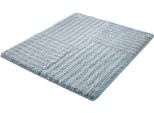 Badematte KLEINE WOLKE "Chelsea, Badvorleger, Badezimmer Teppich", grün (opal), H:20mm, Polyester, Badematten, Badematte, Badteppich, modernes Design, gestreift