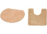 Badematte KLEINE WOLKE "RELAX, Badvorleger, Badezimmer Teppich", champagner, H:30mm, Polyacryl, Badematten, Badematte, Badteppich, meliert, rechteckig, rund & als Set erhältlich