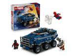 Konstruktionsspielsteine LEGO "Spider-Man Jagt den Gefängnistransporter (76349), LEGO Super Heroes", blau (bunt), Spielbausteine, Kinder, Kunststoff, Konstruktionsspielsteine, Made in Europe