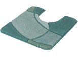 Badematte KLEINE WOLKE "Kent, Badvorleger, Badezimmer Teppich", grün (maledivia), H:20mm, Polyacryl, Badematten, Badematte, Badteppich, modernes Design, Hoch-Tief Effekt