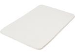 Badematte KLEINE WOLKE "Marco, Badvorleger, Badezimmer Teppich", weiß, H:20mm, Polyester, Badematten, Badematte, Badteppich, Uni Farben