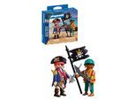Konstruktions-Spielset PLAYMOBIL "DuoPack Piraten (72024), Pirates", bunt, Spielbausteine, Kinder, Kunststoff, Konstruktions-Spielset
