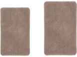 Badematte KLEINE WOLKE "RELAX, Badvorleger, Badezimmer Teppich", taupe, H:30mm, Polyacryl, Badematten, Badematte, Badteppich, meliert, rechteckig, rund & als Set erhältlich