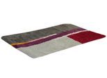 Badematte KINZLER "Gingelom, Badvorleger, Badezimmer Teppich" Gr. 3, bunt (aubergine, rot), H:20mm, Polyester, Badematten, Badematte, Badteppich, modernes Design