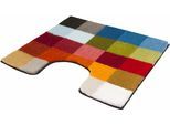 Badematte KLEINE WOLKE "Cubetto, Badvorleger, Badezimmer Teppich" Gr. 1, bunt, H:25mm, Kunstfaser, Badematten, Badematte, Badteppich, modernes Karo Muster, rechteckig & rund erhältlich