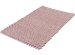 Badematte KLEINE WOLKE "Willow, Badvorleger, Badezimmer Teppich" Gr. 1, rosa (altrosa), H:10mm, Baumwolle, Polyester, Badematten, Badematte, Badteppich, gewebt, Uni Farben, quadratisch oder rechteckig