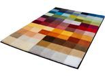 Badematte KLEINE WOLKE "Cubetto, Badvorleger, Badezimmer Teppich" Gr. 51, bunt (multicolor), H:25mm, Kunstfaser, Badematten, Badematte, Badteppich, modernes Karo Muster, rechteckig & rund erhältlich