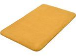 Badematte KLEINE WOLKE "Cony, Badvorleger, Badezimmer Teppich", gelb (goldgelb), H:25mm, Polyester, Badematten, Badematte, Badteppich, Fell-Optik, Uni Farben, besonders weich & kuschelig