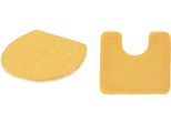Badematte KLEINE WOLKE "RELAX, Badvorleger, Badezimmer Teppich", mimose, H:30mm, Polyacryl, Badematten, Badematte, Badteppich, meliert, rechteckig, rund & als Set erhältlich