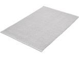 Badematte KLEINE WOLKE "Punto, Badvorleger, Badezimmer Teppich", weiß (auster), H:5mm, Baumwolle, Badematten, Badematte, Badteppich, Uni Farben, Oberfläche reine Baumwolle