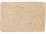 Badematte KLEINE WOLKE "»Scott«, Badvorleger, Badezimmer Teppich", caramel, H:12mm, Polyester, Badematten, Badematte, Badteppich, Uni Farben, weich & kuschelig
